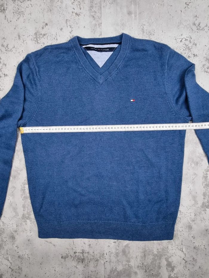 Pull col V Tommy Hilfiger bleu, M Hommes - photo numéro 10