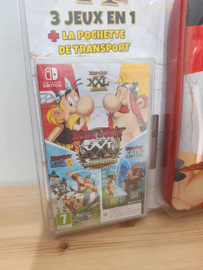 Astérix et Obélix xxl collection (3jeux en 1) + pochette de transport Switch - photo numéro 2