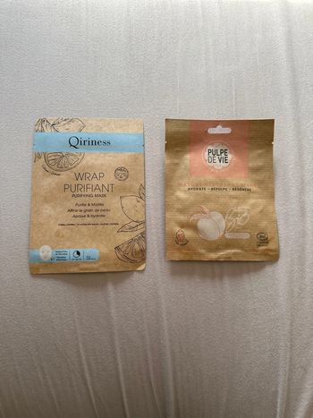 Lot masques pour visages