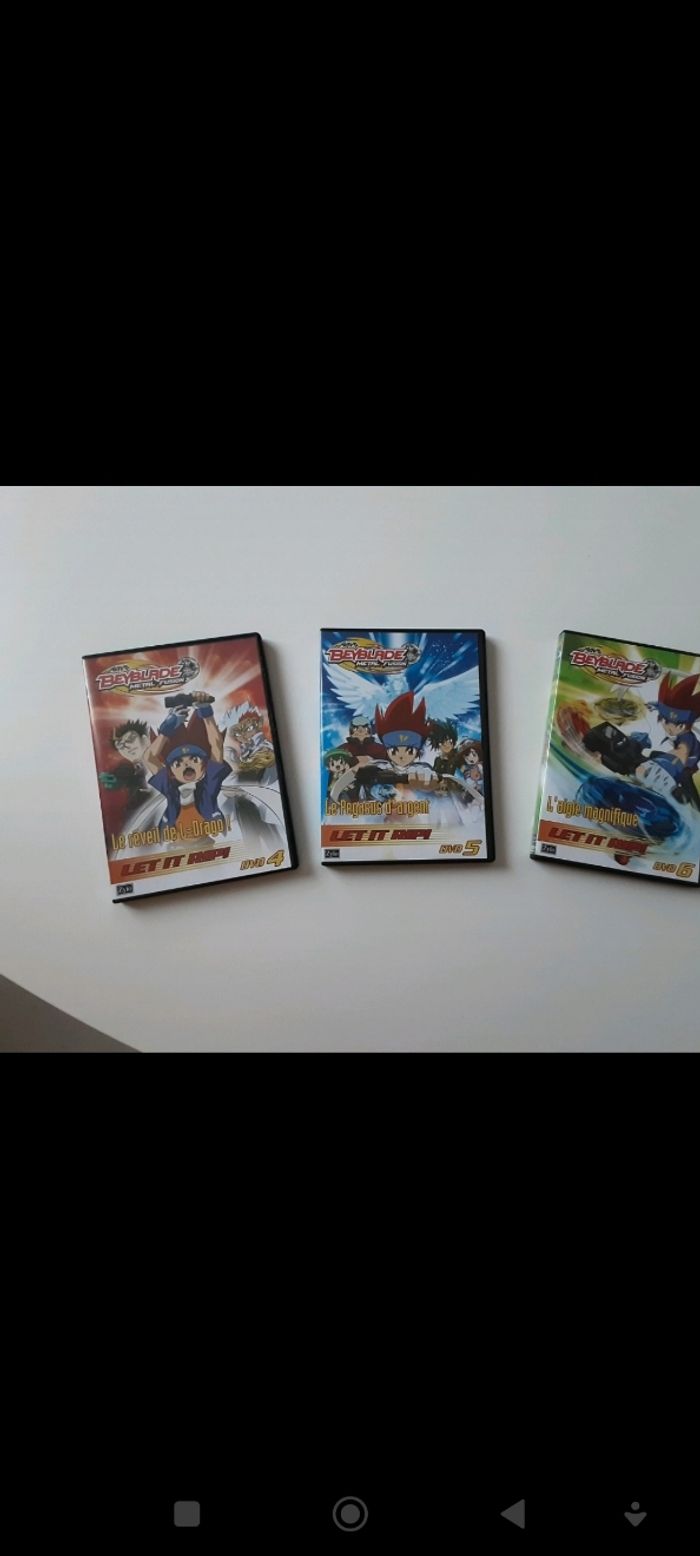 Lot DVD Beyblade