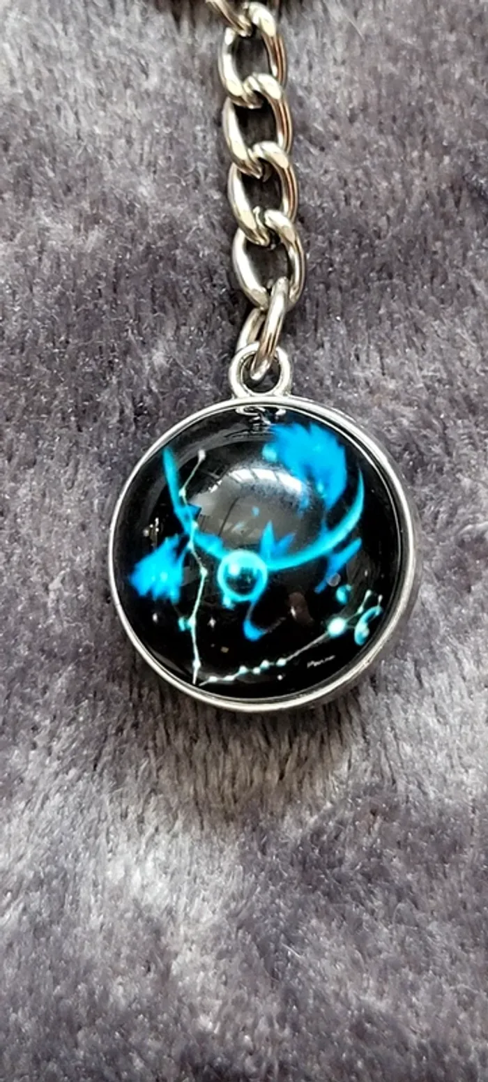 Porte-clés signe astrologique poisson - photo numéro 2