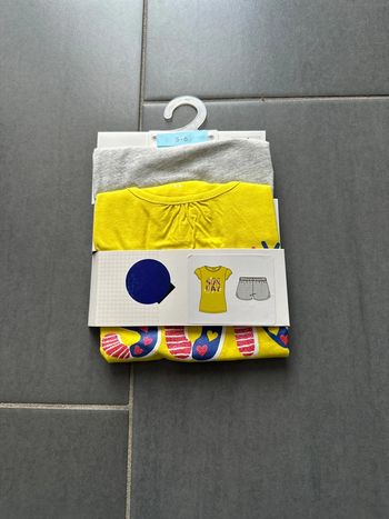 Pyja short fille 5-6 ans tex