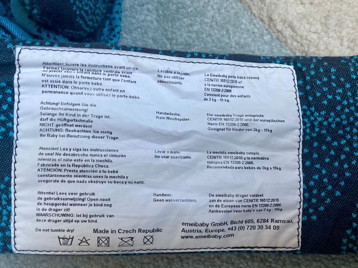 Porte bébé Emeibaby easy babysize - photo numéro 7