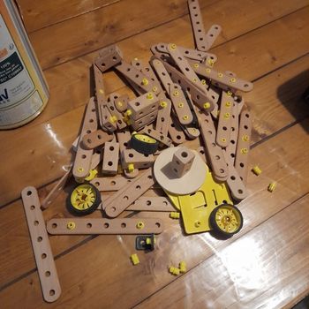 Jeu de construction en bois