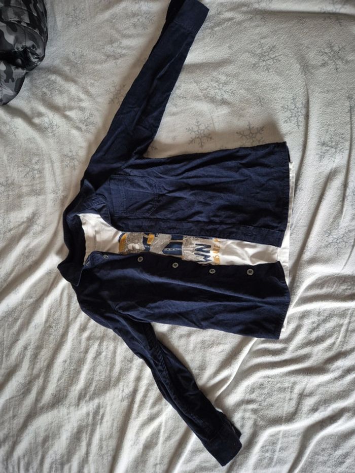 Ensemble t-shirt et chemise 6 ans