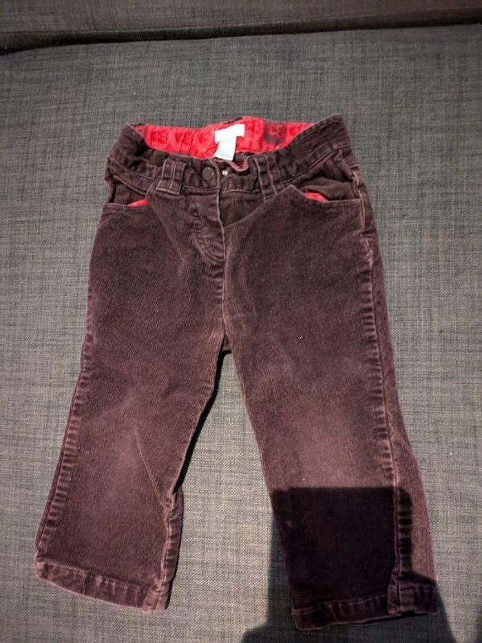 Pantalon velours 18 mois