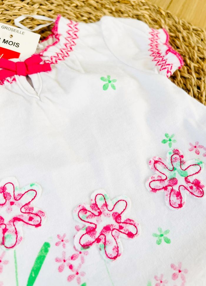 Combishort intégré imprimé fleuri Plus Collection - photo numéro 3