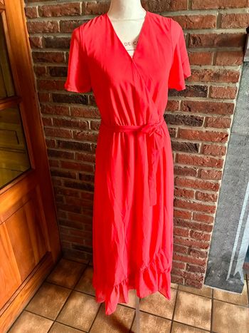 Robe longue unie corail - Naf Naf n e u ve