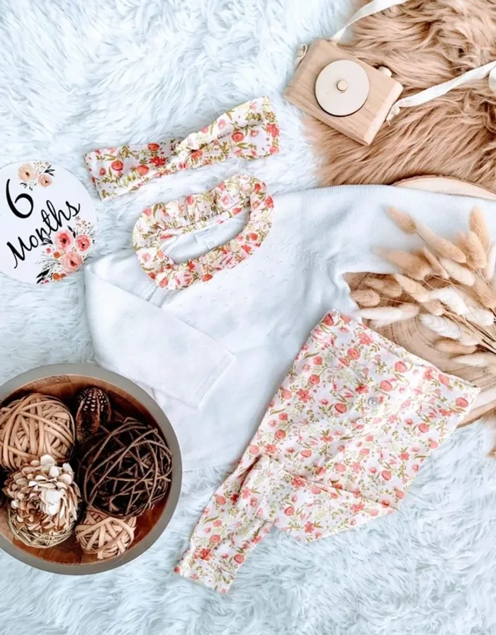 Ensemble complet 3 pièces sergent major fille 6 mois 🎀 - photo numéro 2