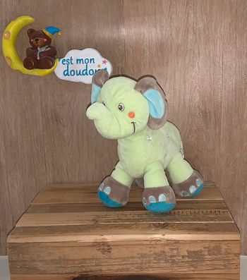 NIC333 doudou éléphant 🐘 nicotoy