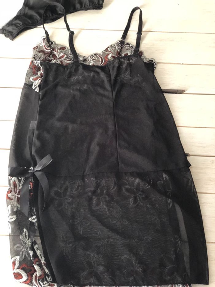 Ensemble Nuisette lingerie sexy + tanga - photo numéro 6