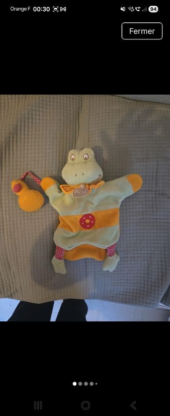 Doudou et compagnie grenouille