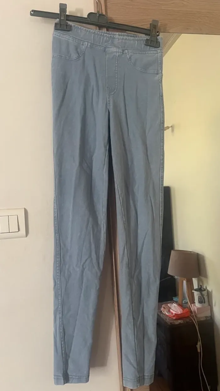 Jegging bleu