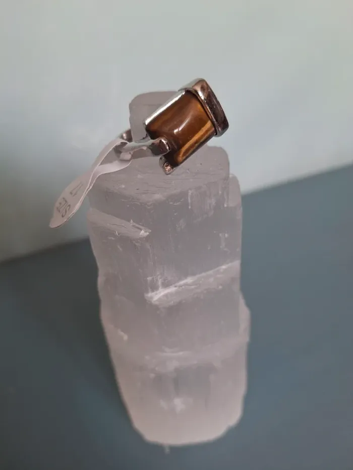 Bague Œil de tigre - Taille 17