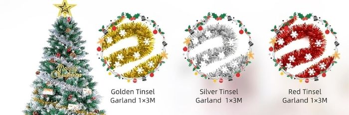 Lot de 3 guirlandes de Noël – Neuves, 3 mètres chacune 🎄 - photo numéro 3