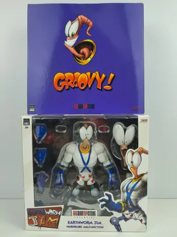 Figurine articulée Earthworm Jim de BigBadToyStore