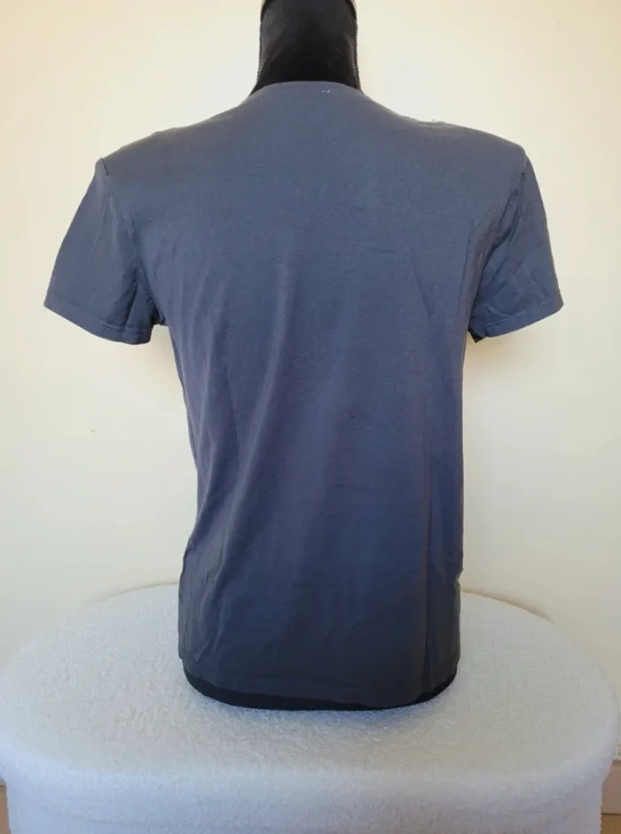 T-shirt Zara gris strass brillant - photo numéro 5