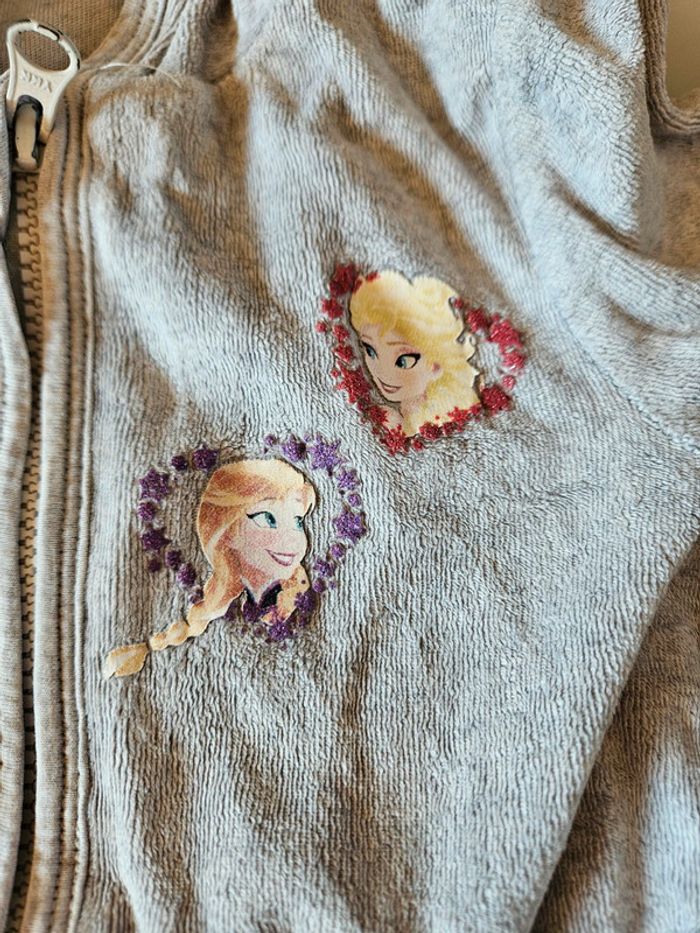 Gilet à capuche reine des neiges - photo numéro 2
