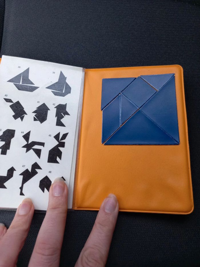 Tangram magnétique vintage 1978 ravensburger - photo numéro 2