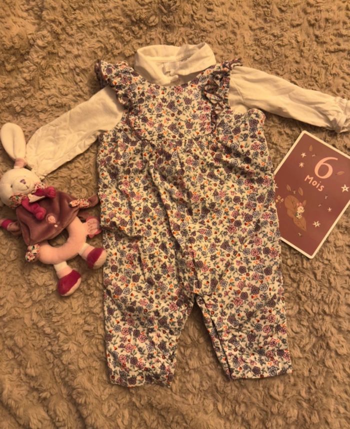 Salopette 6 mois fille