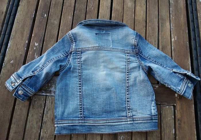 Veste en jeans mixte  6 mois - photo numéro 2