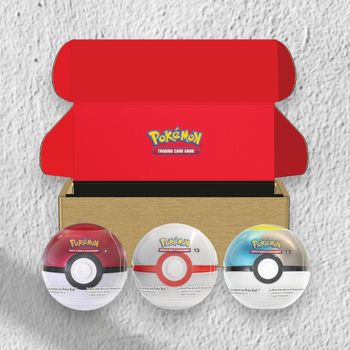 Pokémon 🇫🇷 Lot 3 Poké Ball – 9 Boosters + Autocollants [Scellé]