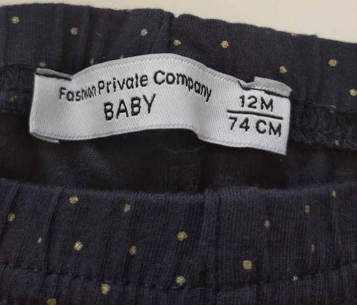 Ensemble Robe legging 12 mois neuf FPC - photo numéro 5