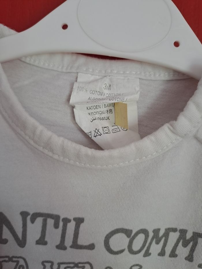 T-shirt garçon 3 mois - photo numéro 2