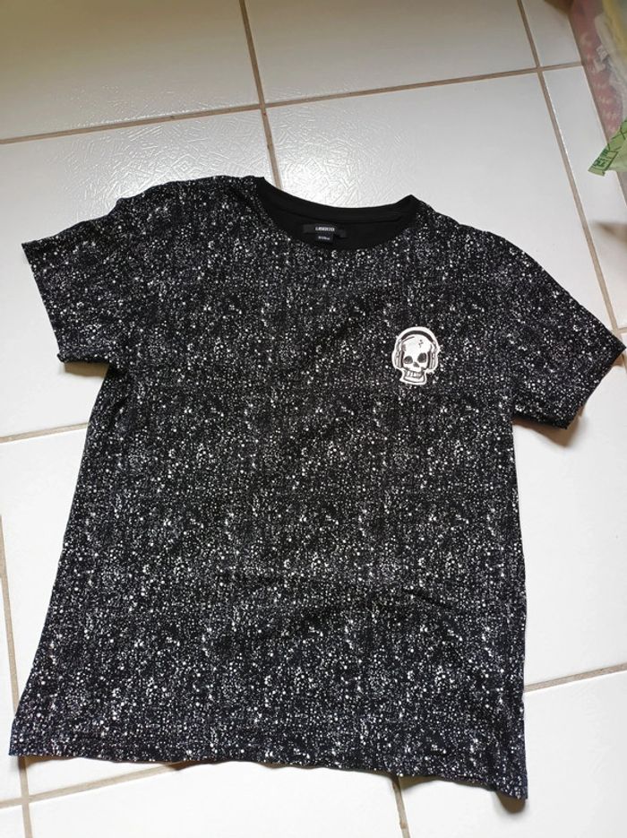 T-shirt homme motif tête de mort