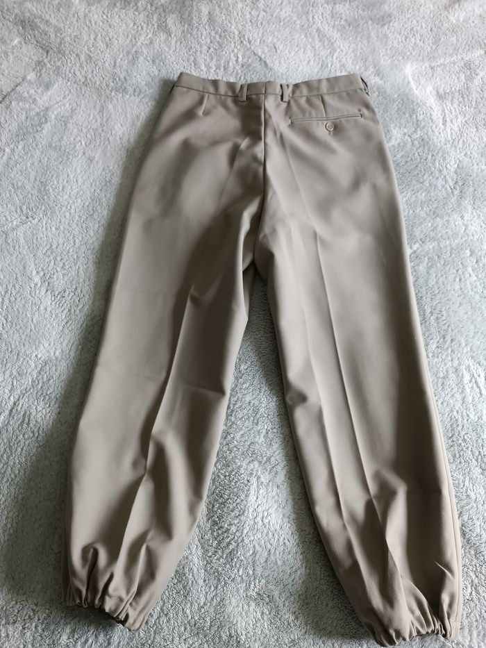 Pantalon beige homme classique élégant - photo numéro 6