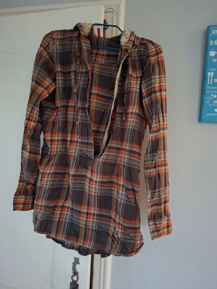 Chemises longue à  capuche