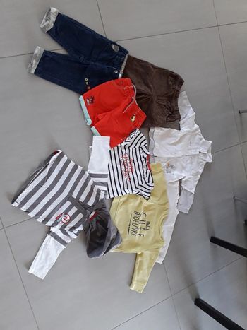 Lot de 8 vêtements garçon 6 mois