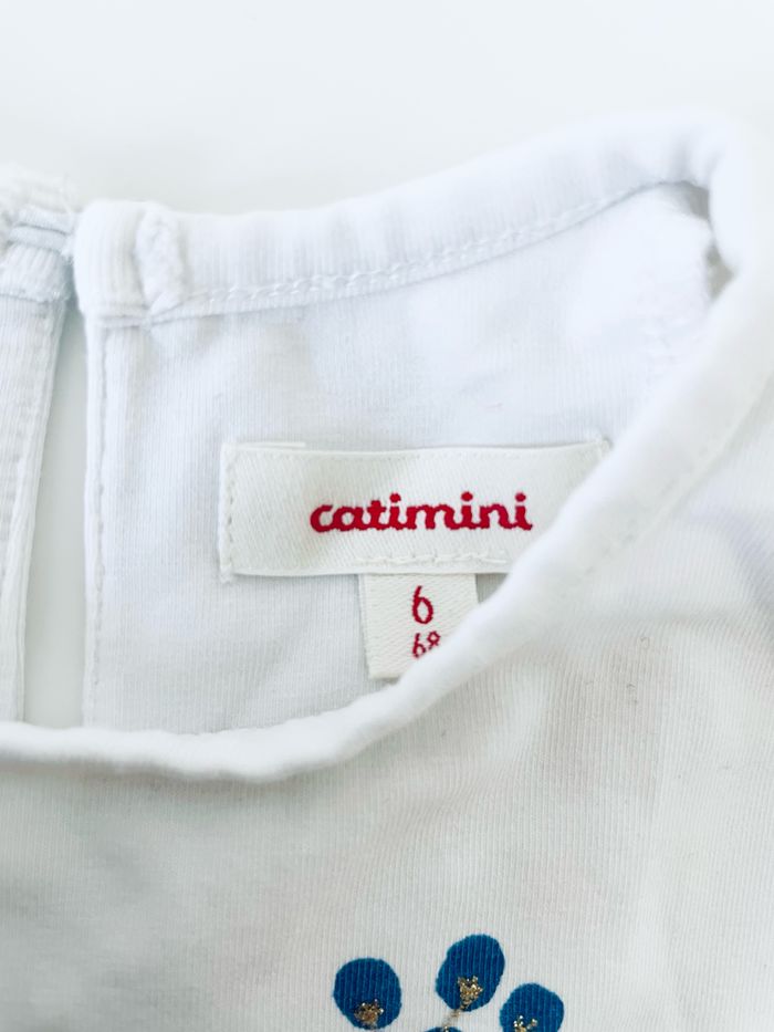 Tee-shirt Catimini , taille 6 mois - photo numéro 4