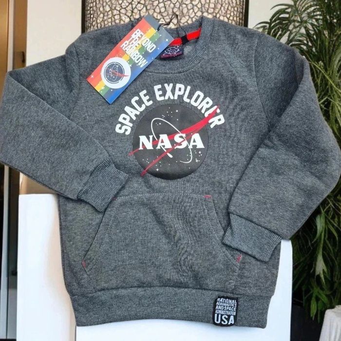 Jogging 2 pièces NASA gris foncé 6 ans - photo numéro 2