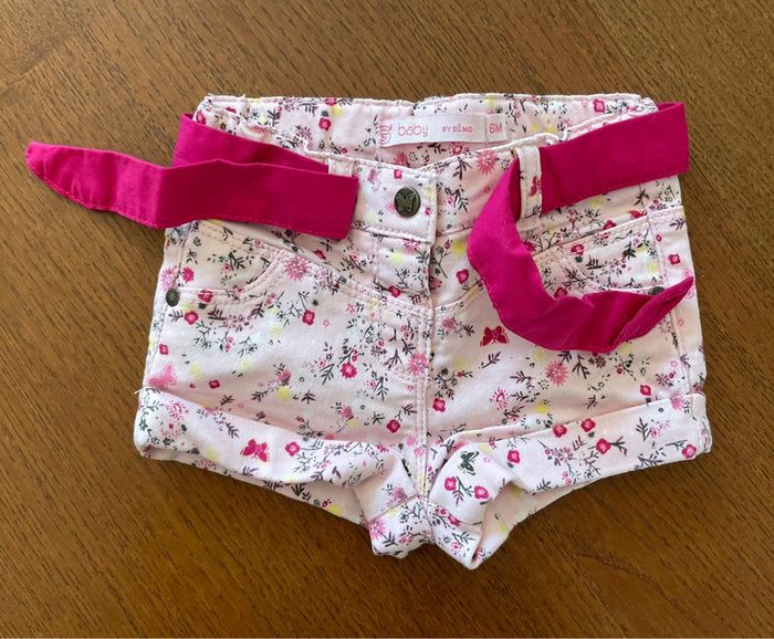Short bébé fille 6mois