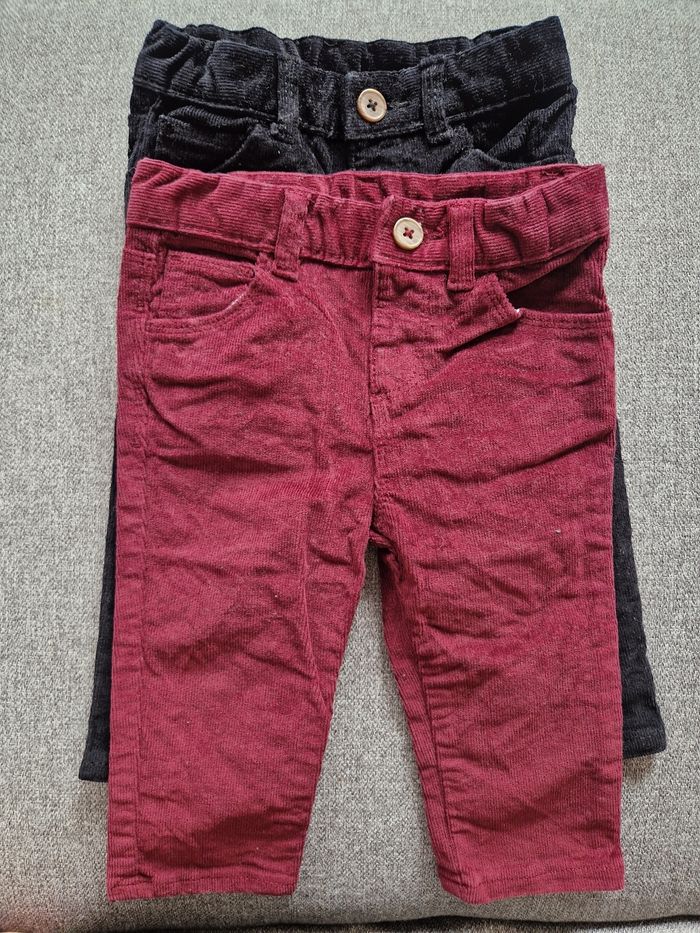 Jeans finition velour