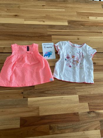 Lot de 2 tshirts manches courtes