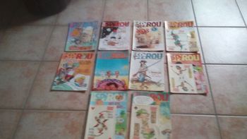 lot de BD Spirou grande quantité