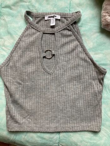 Tee shirt sans manche Jennifer taille XS gris