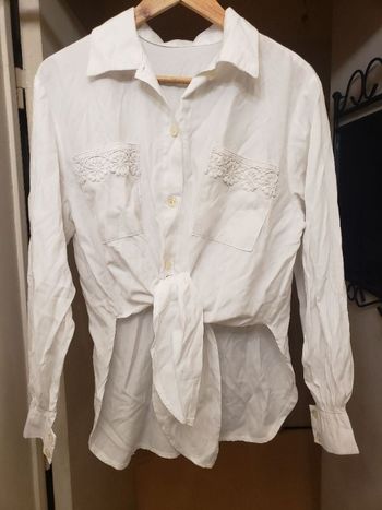 Chemise longue à nouer