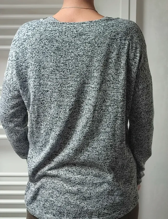 Joli pull chiné L - photo numéro 2