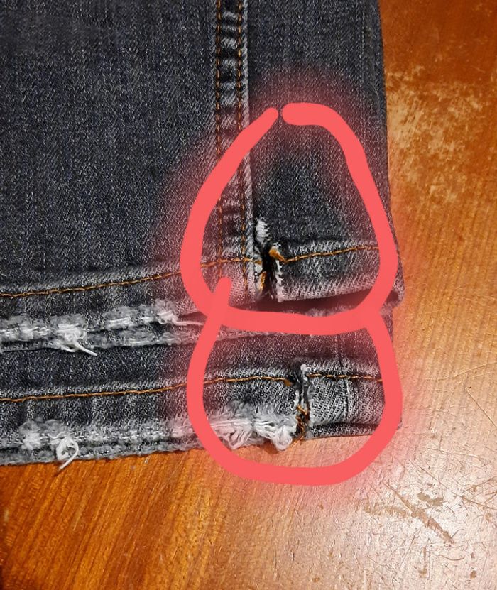 Jean gris Zara, homme, taille 40 - photo numéro 6