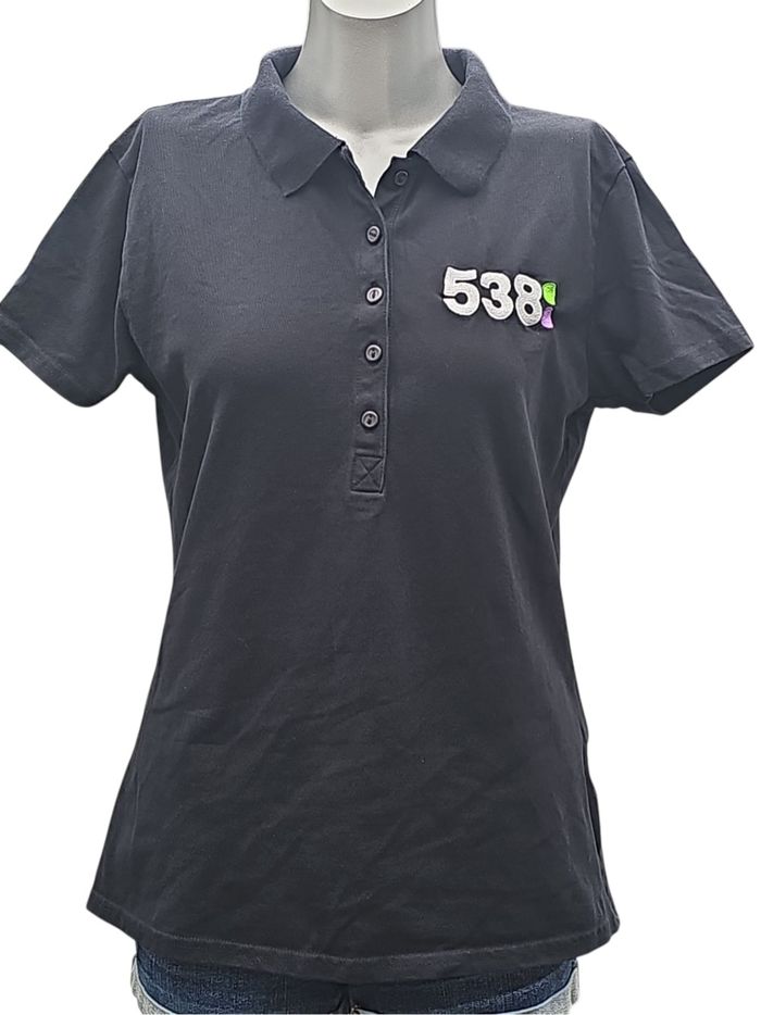 Polo noir « 538 » – Tee Jays – Taille L – Coton stretch - photo numéro 2