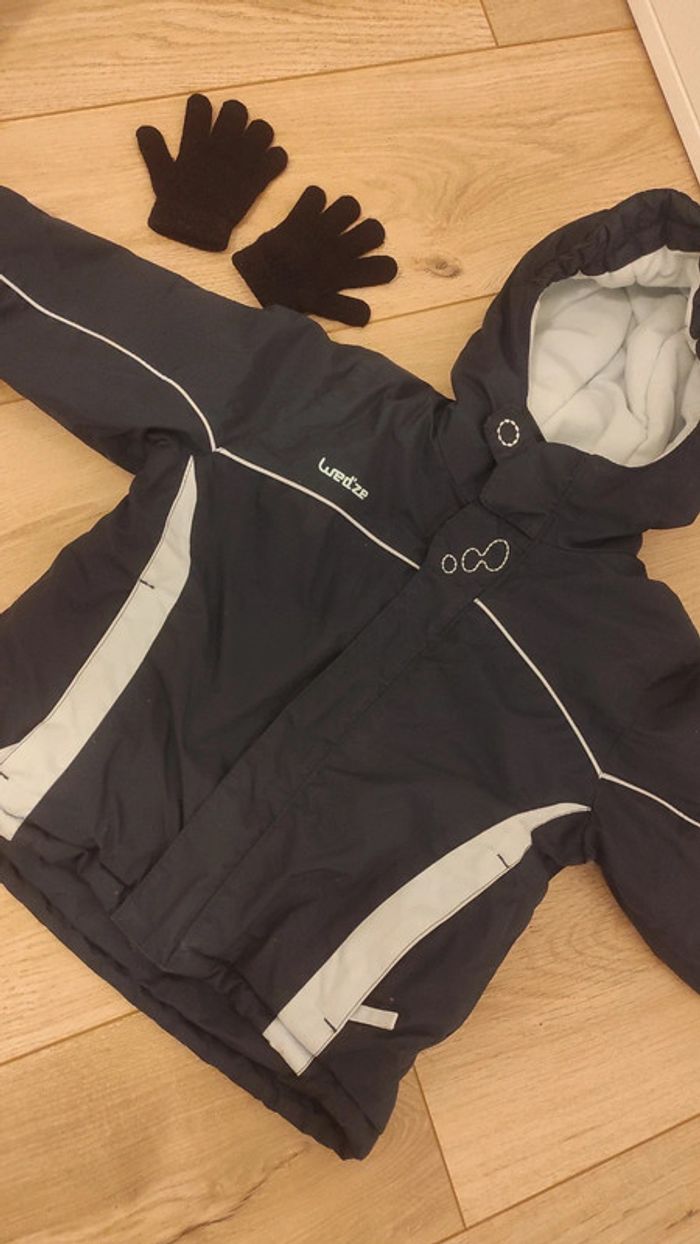 Manteau + petit gant laine - photo numéro 2