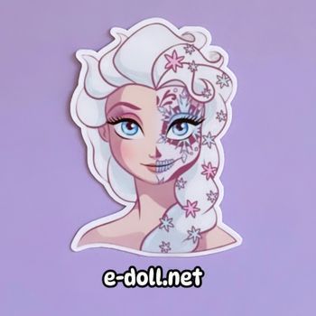 Autocollant Disney Elsa Reine des Neiges