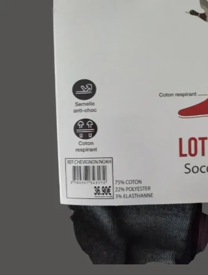 Lot de 10 paires de chaussettes invisibles Chevignon - photo numéro 5