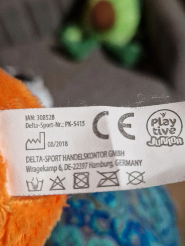Lot de fruits et légumes en peluche - photo numéro 5
