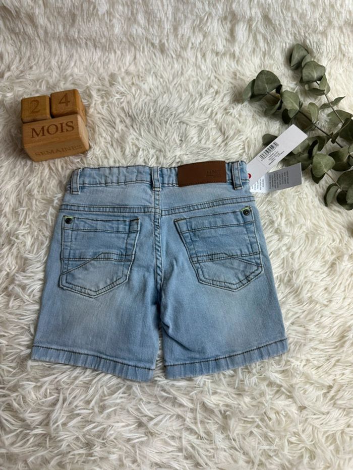 Short en jean Minoti taille 24-36 mois - photo numéro 3