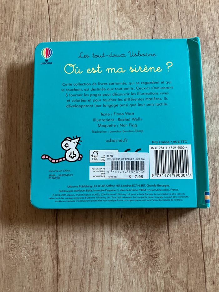 Ou est ma sirène ? Livre - photo numéro 2