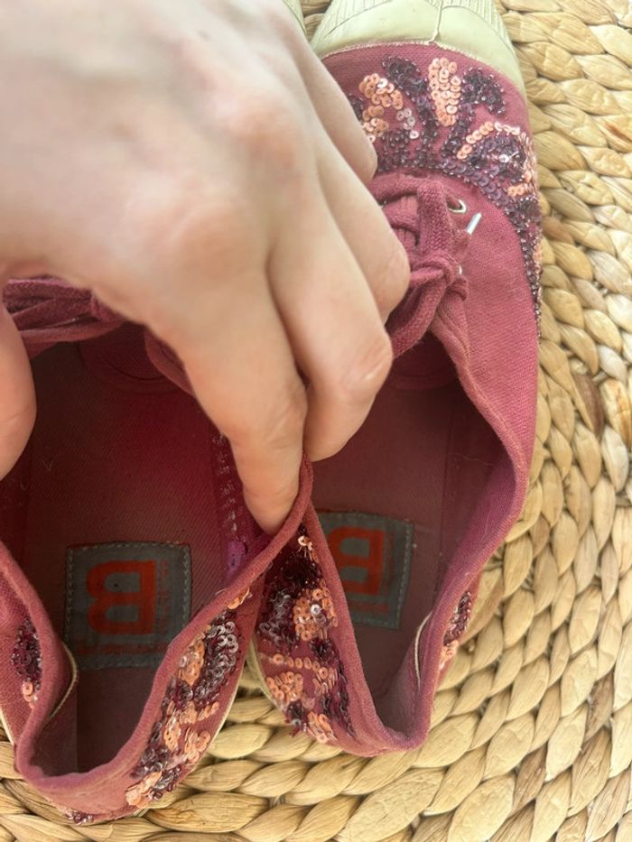 Bensimon bordeaux avec perles taille 38 - photo numéro 5